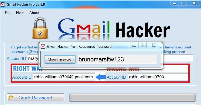gmail hack free online